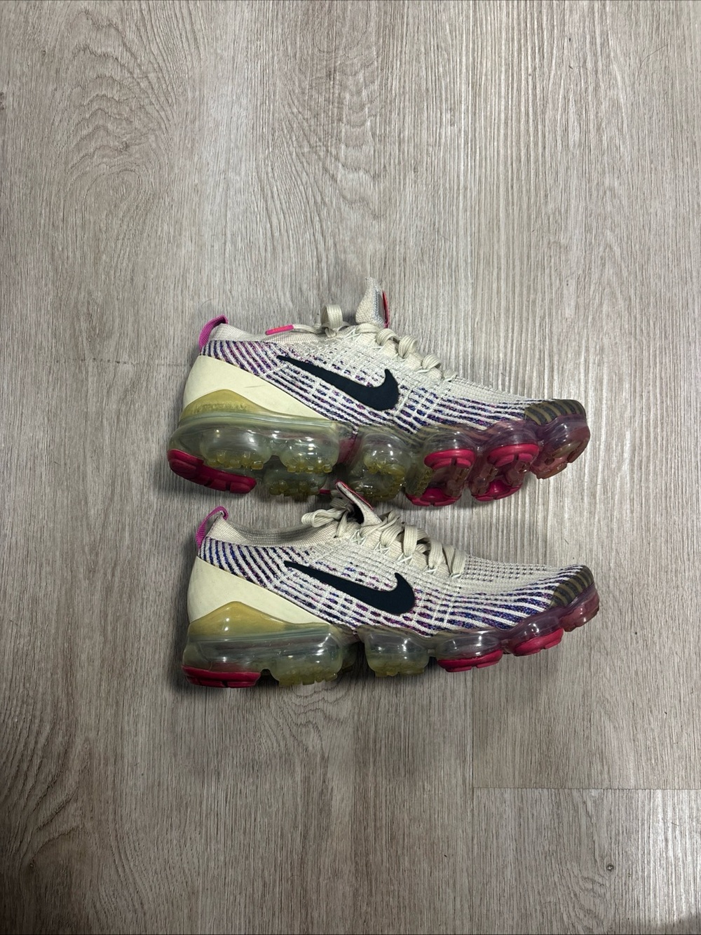 Nike Vapormax Flyknit ‘Fossil Pistachio Frost’ Women Sneakers AJ6910-201- SZ 8.5